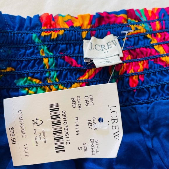 J Crew Smocked Tiered Skirt - Picture 10 of 11